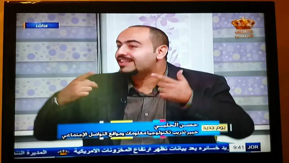 حسن الحلبي ضيفاً في برنامج تلفزيوني